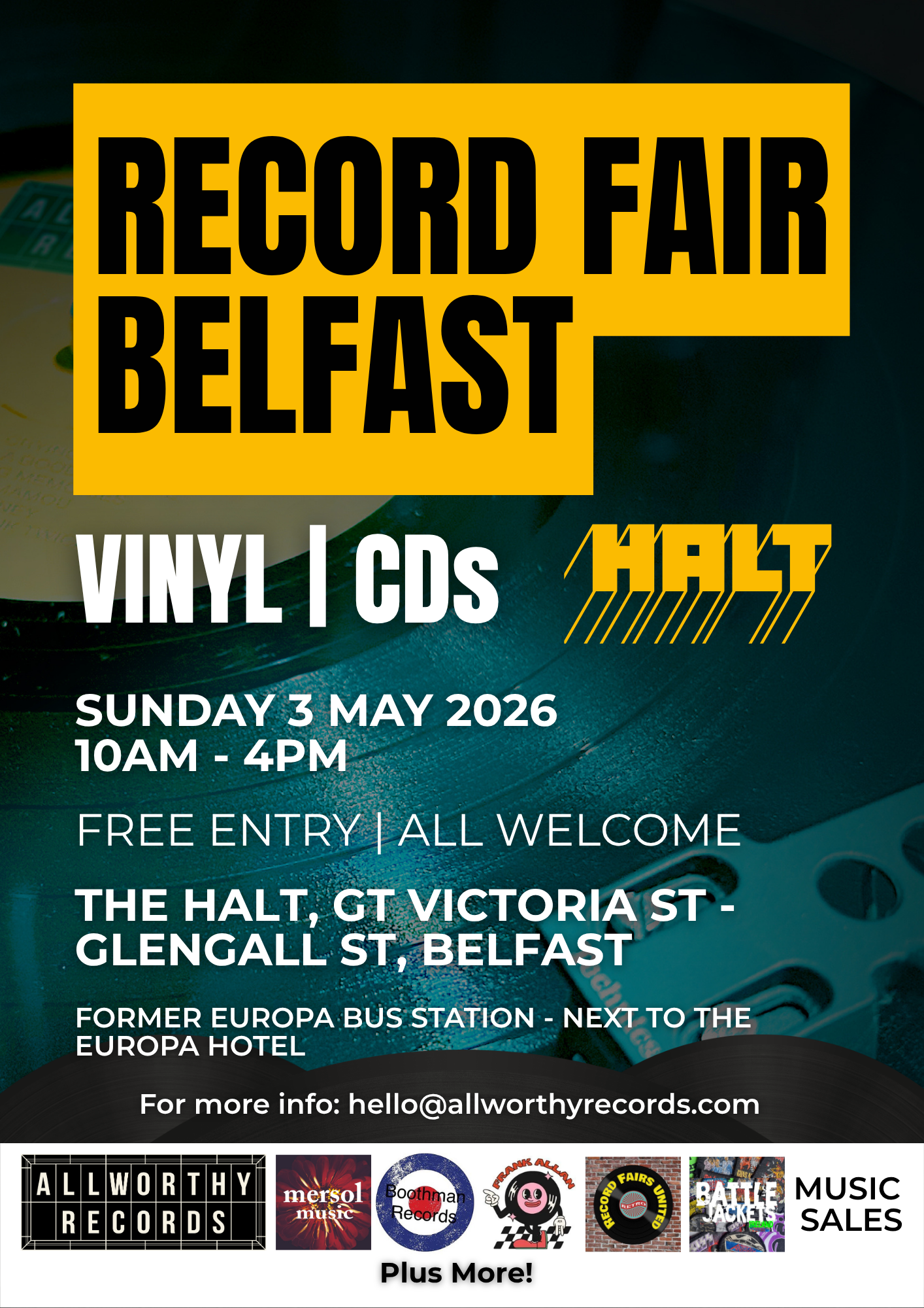 Allworthy Records Fair HALT Belfast