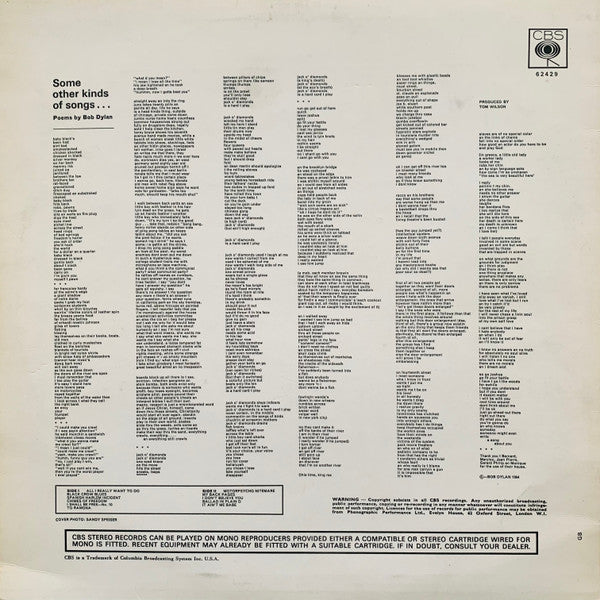 Bob Dylan : Another Side Of Bob Dylan (LP, Album, RE)