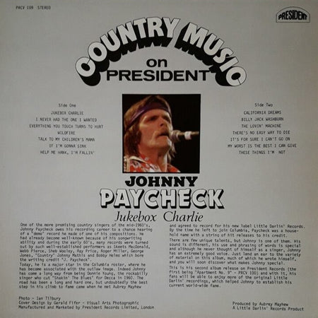 Johnny Paycheck : Jukebox Charlie (LP, Comp)