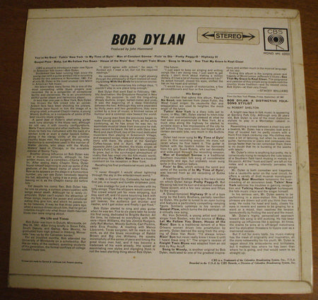 Bob Dylan : Bob Dylan (LP, Album)