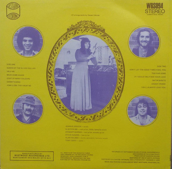 Jeannie Denver : Queen Of The Silver Dollar (LP)