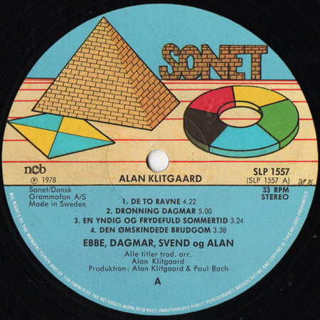 Alan Klitgaard : Ebbe, Dagmar, Svend Og Alan (LP, Album)