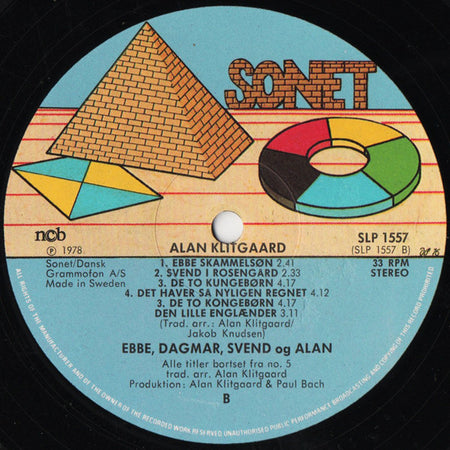 Alan Klitgaard : Ebbe, Dagmar, Svend Og Alan (LP, Album)