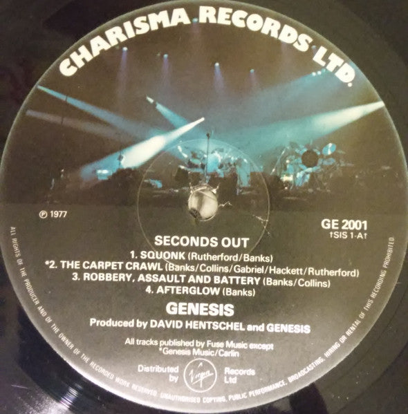 Genesis : Seconds Out (2xLP, Album)