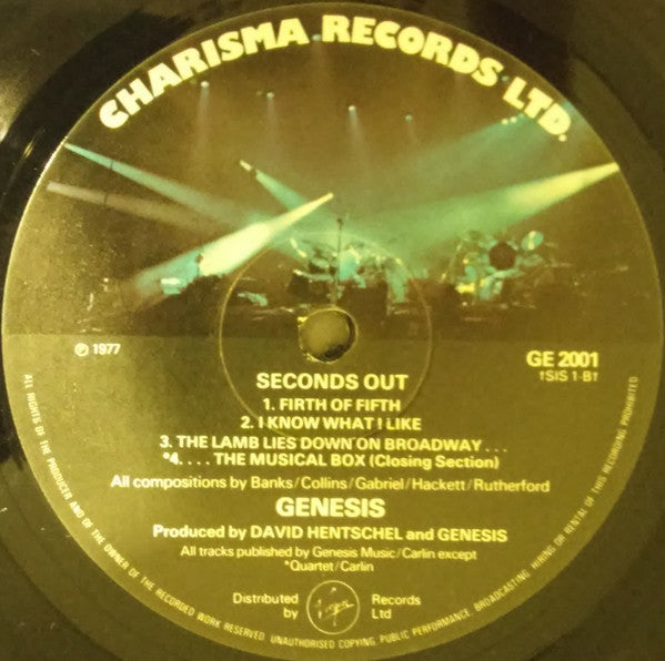 Genesis : Seconds Out (2xLP, Album)
