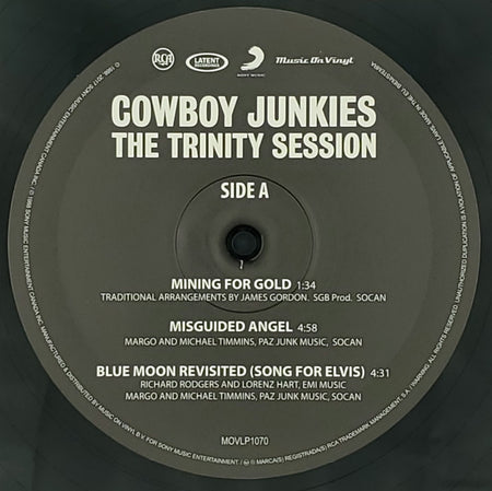 Cowboy Junkies : The Trinity Session (2xLP, Album, RE, RM, 180)