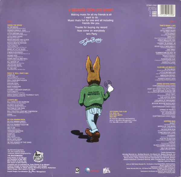 Jive Bunny And The Mastermixers : Jive Bunny - The Album (LP, Album, Son)