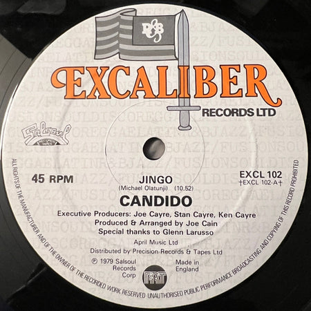 Candido : Jingo (12", Single, RE)