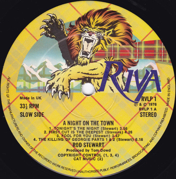 Rod Stewart : A Night On The Town (LP, Album)