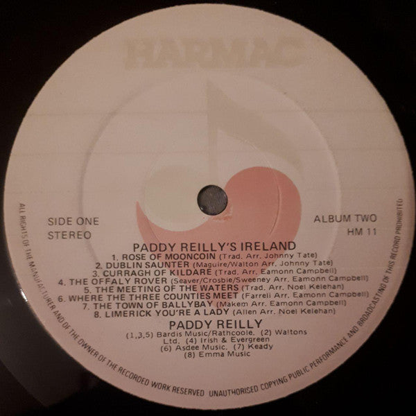 Paddy Reilly : Paddy Reilly's Ireland Vol. 2 (LP, Album)