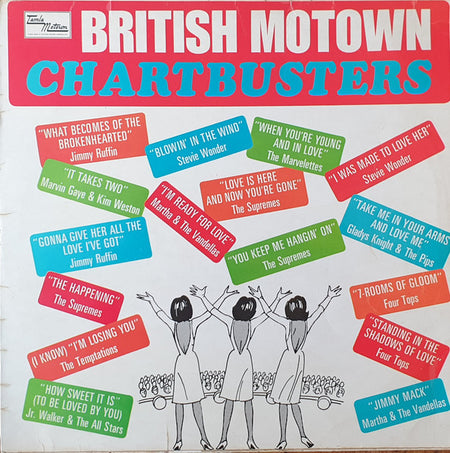 Various : British Motown Chartbusters (LP, Comp, RP)