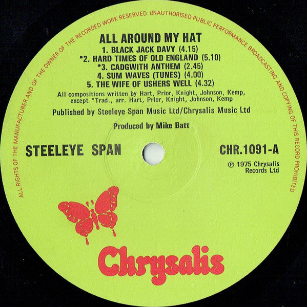 Steeleye Span : All Around My Hat (LP, Album)