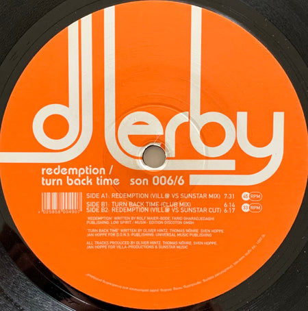 DJ Lerby : Redemption (12")