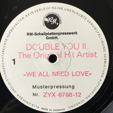 Double You : We All Need Love (12", TP)