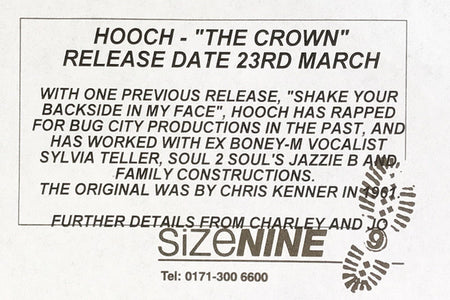 Hooch : The Crown (12", Promo)