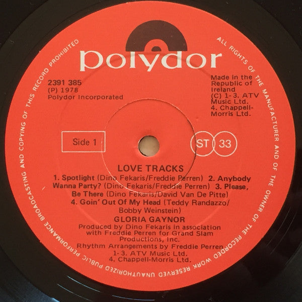 Gloria Gaynor : Love Tracks (LP, Album)