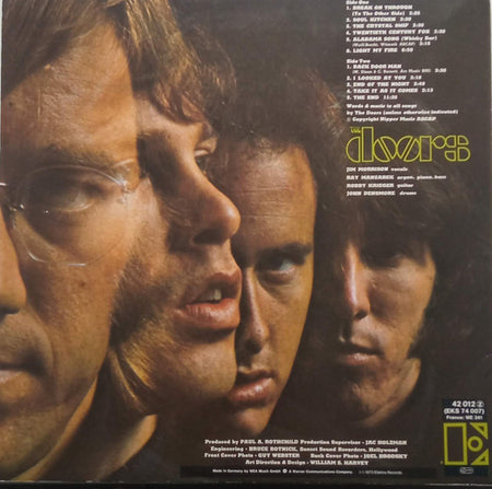 The Doors : The Doors (LP, Album, RE, Red)