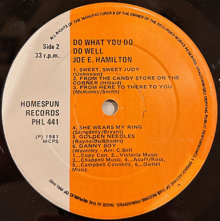 Joe E. Hamilton : Joe. E. Hamilton (LP, Album)