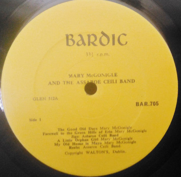Mary McGonigle and The Assaroe Ceili Band : Mary McGonigle And The Assaroe Ceili Band (LP, Album)