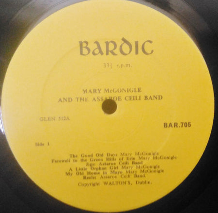 Mary McGonigle and The Assaroe Ceili Band : Mary McGonigle And The Assaroe Ceili Band (LP, Album)