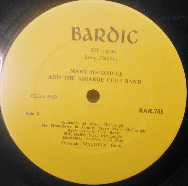 Mary McGonigle and The Assaroe Ceili Band : Mary McGonigle And The Assaroe Ceili Band (LP, Album)