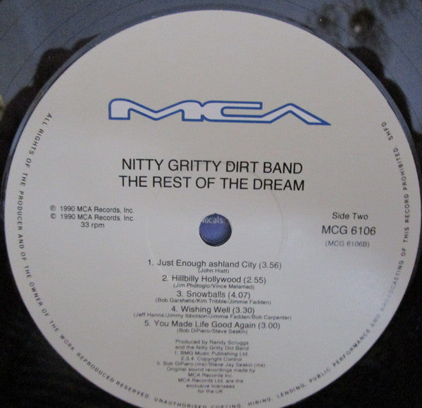 Nitty Gritty Dirt Band : The Rest Of The Dream (LP, Album)