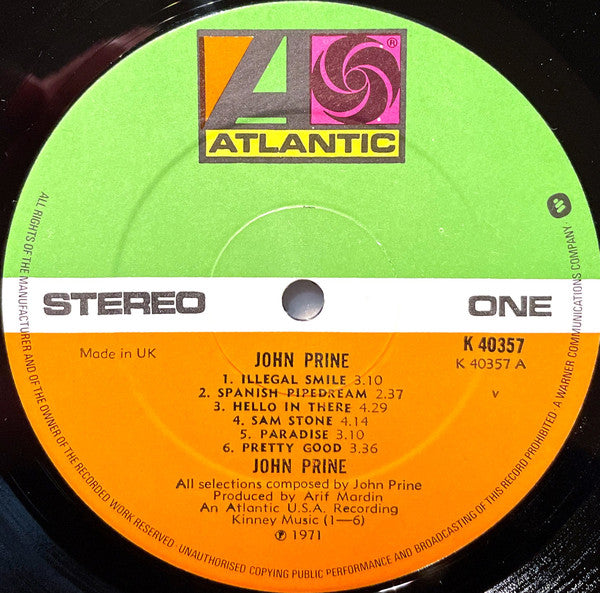 John Prine : John Prine (LP, Album)