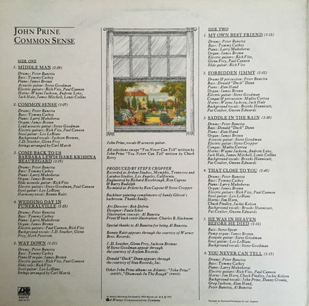 John Prine : Common Sense (LP, Album)
