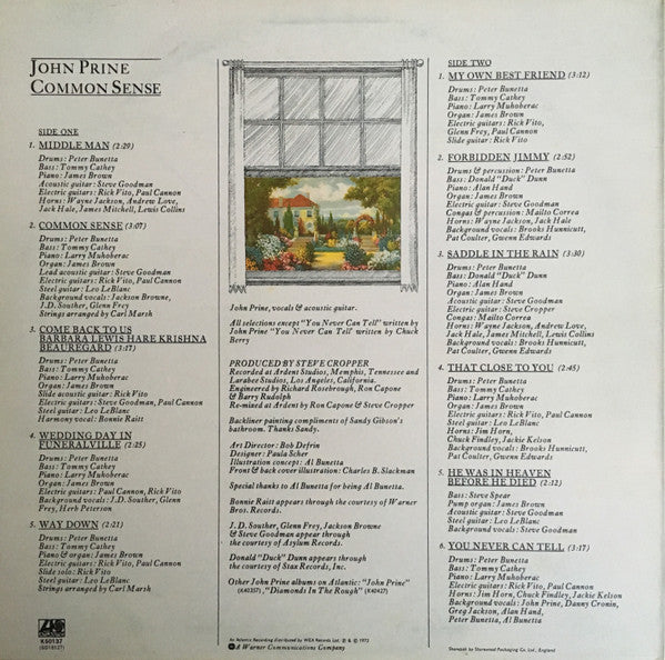 John Prine : Common Sense (LP, Album)