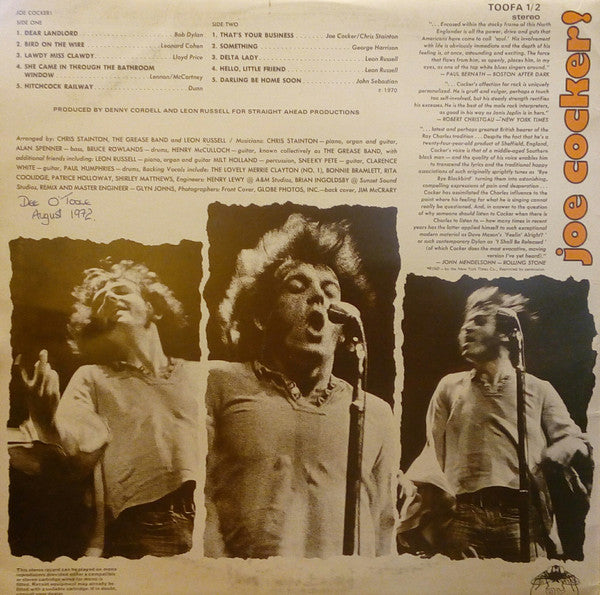 Joe Cocker : Joe Cocker! / With A Little Help From My Friends (2xLP, Comp)