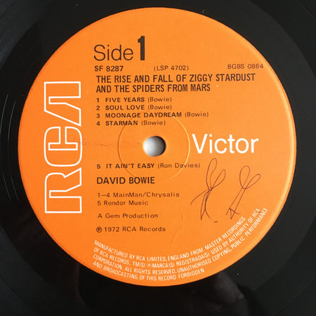David Bowie : The Rise And Fall Of Ziggy Stardust And The Spiders From Mars (LP, Album, RE)