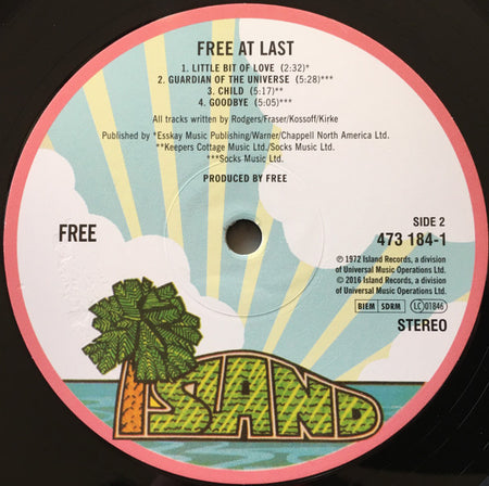 Free : Free At Last (LP, Album, RE)