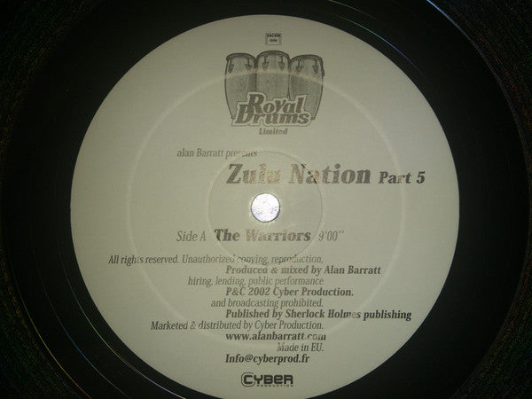 Alan Barratt : Zulu Nation Part 5 (12")