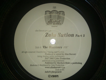 Alan Barratt : Zulu Nation Part 5 (12")