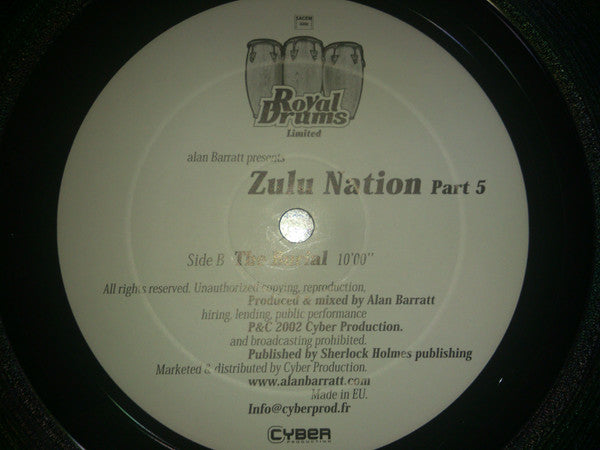 Alan Barratt : Zulu Nation Part 5 (12")