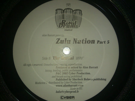 Alan Barratt : Zulu Nation Part 5 (12")