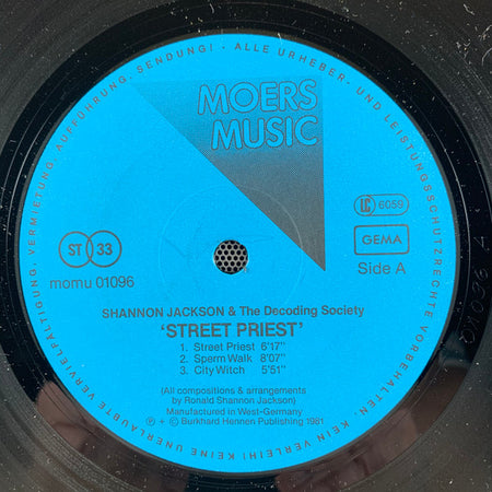 Shannon Jackson & The Decoding Society* : Street Priest (LP, Album)
