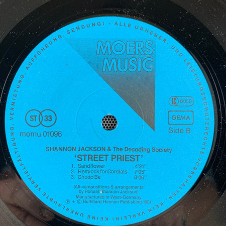 Shannon Jackson & The Decoding Society* : Street Priest (LP, Album)