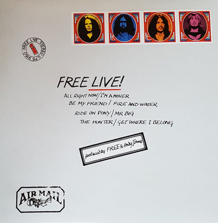 Free : Free Live! (LP, Album, RE, Env)