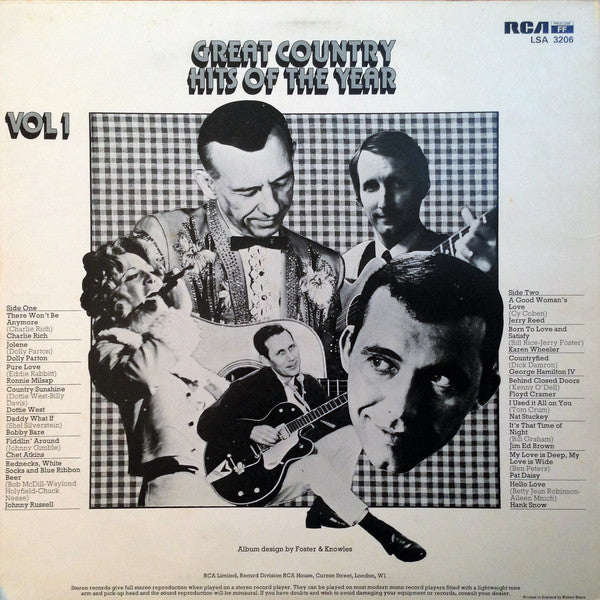 Various : Great Country Hits Of The Year Vol.1 (LP, Comp)