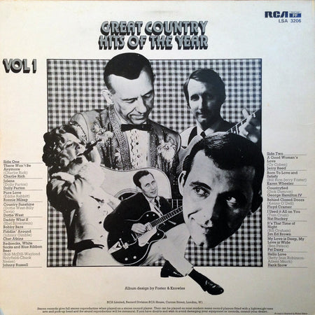 Various : Great Country Hits Of The Year Vol.1 (LP, Comp)
