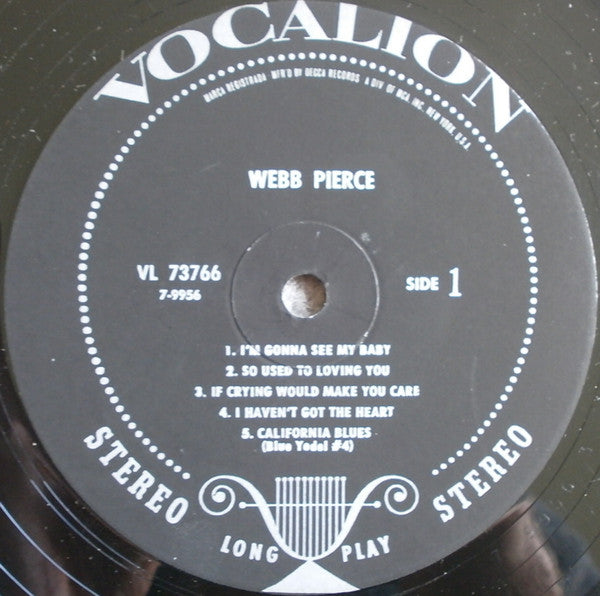 Webb Pierce : Webb Pierce (LP, Comp)