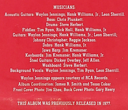 Hank Williams Jr. : The New South (LP, Album, RE)