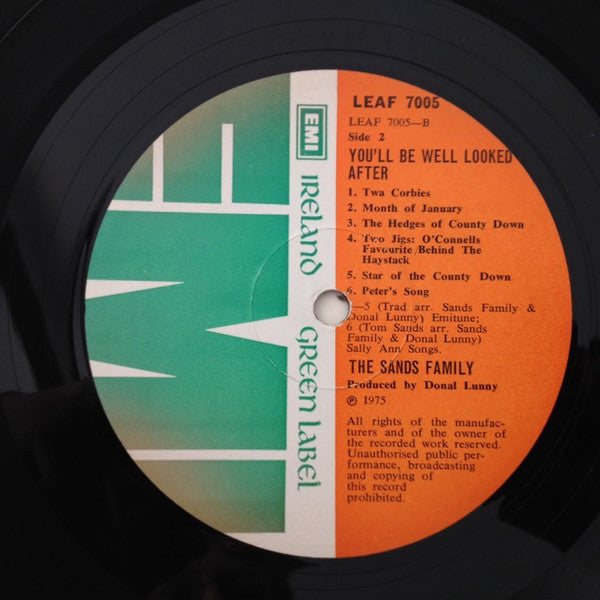 The Sands Family : You'll Be Well Looked After (LP, Album)