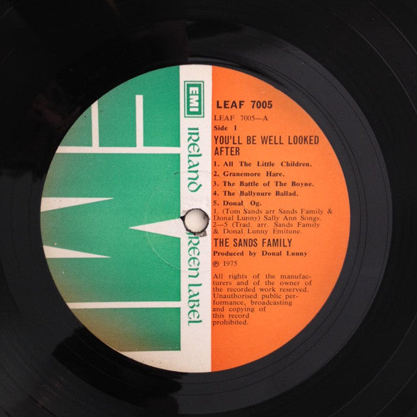 The Sands Family : You'll Be Well Looked After (LP, Album)