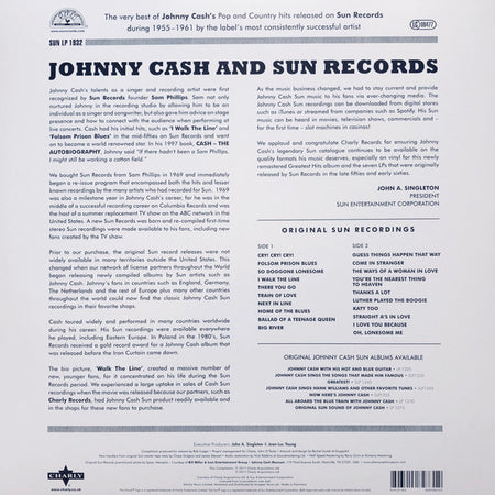 Johnny Cash : Greatest Hits - The Sun Records Years  (LP, Comp, Hal)