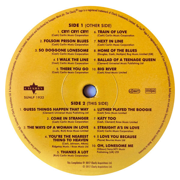 Johnny Cash : Greatest Hits - The Sun Records Years  (LP, Comp, Hal)