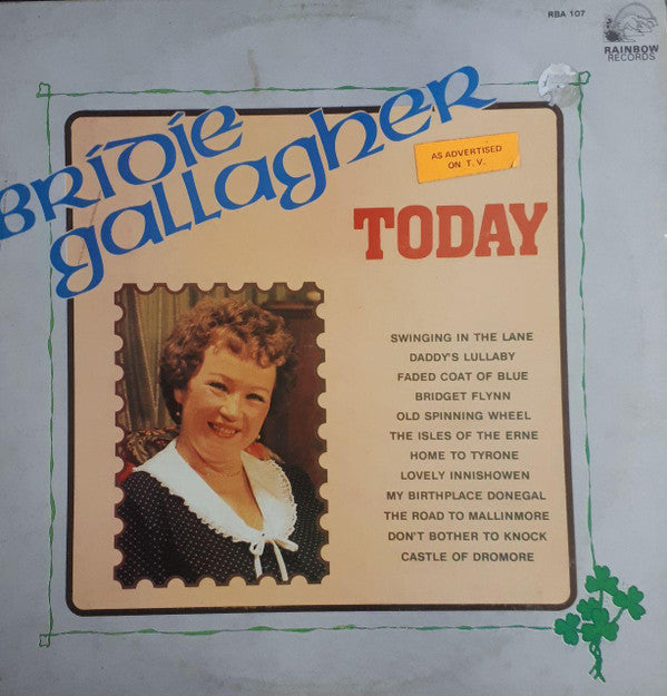 Bridie Gallagher : Today (LP, Album)