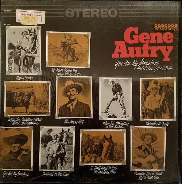 Gene Autry : You Are  My Sunshine And Other Great Hits (LP, Comp)