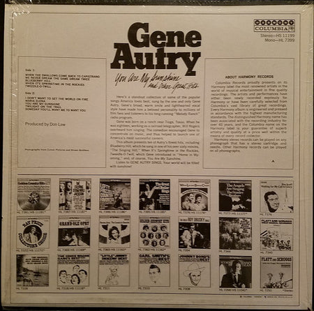 Gene Autry : You Are  My Sunshine And Other Great Hits (LP, Comp)